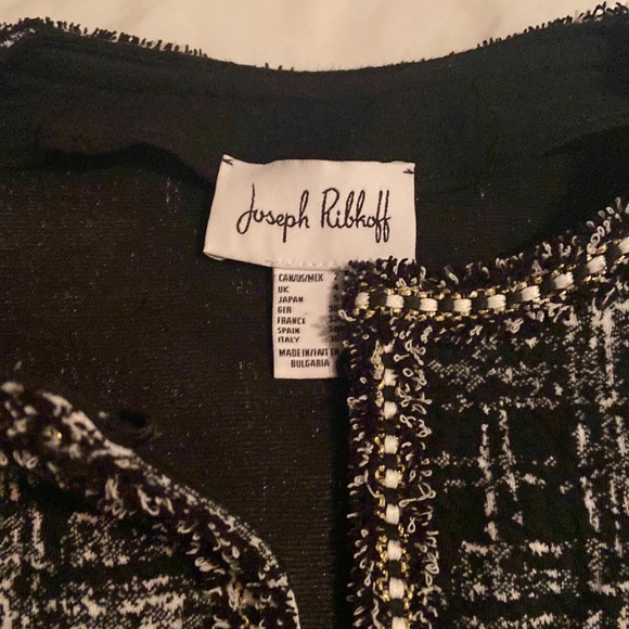 Joseph Ribkoff tweed-look blazer-jacket size 2 - Picture 2 of 7